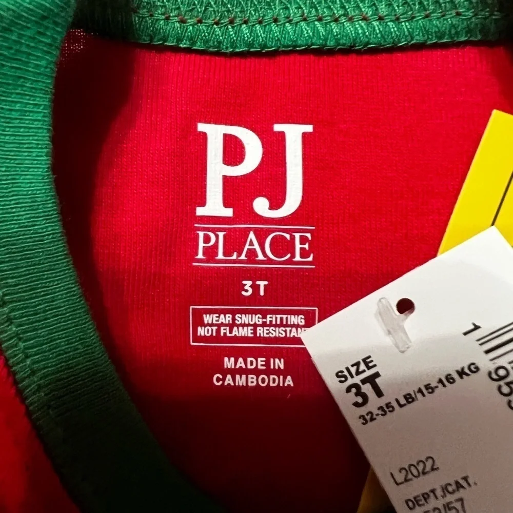 THE Children’s Place Cozy Toddler Christmas Pajamas, NWT
